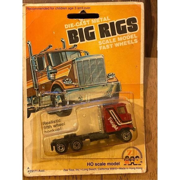 Vintage DIE-CAST BIG RIGS MODEL FAST WHEELS Brand New 1981 Zee Toys - Picture 1 of 4